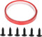 Voorbumperlippen, Bumper Corner Spoiler Splitters ABS Onderbumperbeschermer voor E90 M Sport LCI Sed