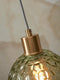 it's about RoMi Hanglamp Venice - Ovaal - Glas - Groen - 18x18x27cm