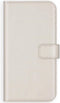 Selencia Hoesje Geschikt voor iPhone 12 Pro / 12 Hoesje Met Pasjeshouder - Selencia Echt Lederen Bookcase - Lichtgrijs