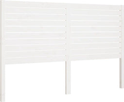 vidaXL - Hoofdbord - 186x4x100 - cm - massief - grenenhout - wit
