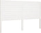 vidaXL - Hoofdbord - 186x4x100 - cm - massief - grenenhout - wit