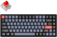 Keychron K2 Pro - Toetsenbord 75% - Aluminium Frame Hot Swappable RGB Qwerty US Zwart/Blauw