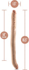 Dr. Skin Plus 14” Buigzame Dubbele Dildo Beige