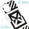 iMoshion Hoesje Geschikt voor iPhone 13 Hoesje Siliconen - iMoshion Design hoesje - Transparant / Graphic Stripes