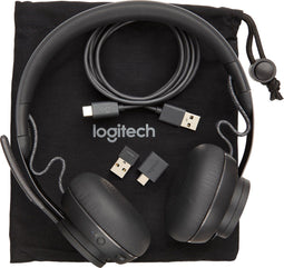 Logitech Zone Wireless - Draadloze Headset - ANC Bluetooth Microsoft Teams - Grafiet