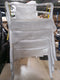 Aluminium Stoelen - Zilver - Stapelbaar - Set van 4