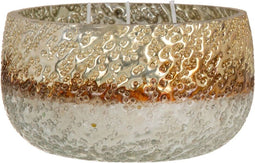 Kaarshouder Kristal Crème 13 x 13 x 8 cm