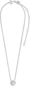 TI SENTO Dames Ketting - 925 zilver - Zirconia wit - Maat 42 - 3845ZI