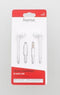 Hama Basic4Phone - in-ear headset met microfoon en knikbescherming - wit