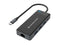 Conceptronic DONN14G - Hub USB - 100 W - 4K Ultra HD - Zwart Grijs