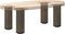 vidaXL - Salontafelpoten - 4 - st - 42-44 - cm - staal - naturel