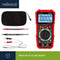 Velleman Digitale multimeter, datahold, geschikt voor het meten van AC/DC-stroom, AC/DC-spanning, weerstand, batterijspanning, continuïteit, temperatuur, inclusief meetsnoeren