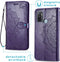imoshion Hoesje Geschikt voor Oppo A53s / A53 Hoesje Met Pasjeshouder - imoshion Mandala Bookcase - Paars