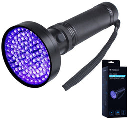 TIKKENS UV Lamp XXL - UV Zaklamp - 100 Ultraviolet LED's - Detectie Urine Vals Geld - Zwart