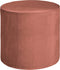 WOOOD Sara Poef Hoog - Velvet - Oud Roze - 46x46x46