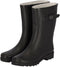 Xq Footwear Dames Regenlaars Riem Rubber Zwart - Laarzen - 38