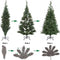 Casaria Kunstkerstboom - 140cm - 200 LED's - Groen