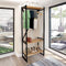 KAST ALEXANDRA HOUSE LIVING - BERT_AR0360 - ZWART EK METAAL - HOUT MDP - 66 X 160 X 34 CM - INDUSTRIAL - 3 PLANKEN