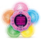 VTech Kidimagic Galaxylight - 9 in 1 Kinderwekker - Noorderlicht projectie FM radio muziek - Roze