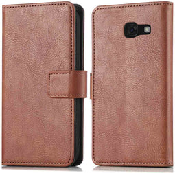 iMoshion Hoesje Geschikt voor Samsung Galaxy A5 (2017) Hoesje Met Pasjeshouder - iMoshion Luxe Bookcase - Bruin