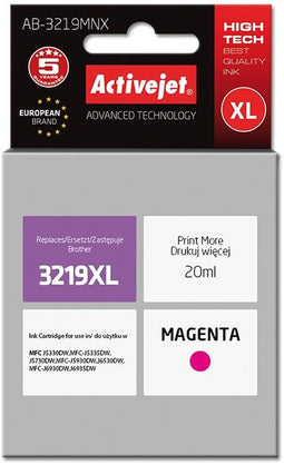 Activejet AB-3219MNX - Inktcartridge - Compatibel met Brother MFC - Magenta