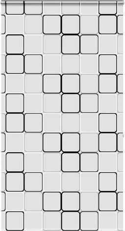 vidaXL - Doucherolgordijn - met - cassette - 130x240 - cm - stofbreedte - 126 - cm