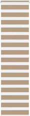 vidaXL - Zebra - Blind - 65x200 - cm - stofbreedte - 60,9 - cm - polyester - zandbruin