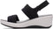 Clarks Step Cali Muir - Plateau sandalen - Elastisch bovenwerk - Black