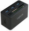 LogiLink USB 3.0 hub - Hub met kaartlezer - 3x USB 3.2 (Gen1, 5Gb/s) - Zwart
