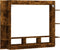 vidaXL - Tv-meubel - 152x22x113 - cm - bewerkt - hout - gerookt - eikenkleurig