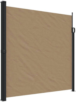 vidaXL - Windscherm - uittrekbaar - 200x300 - cm - taupe