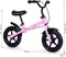 Loopfiets - roze - 52 x 89 x 58 cm - +3 jaar