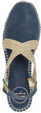 Toni Pons Verdi-V - Dames Espadrilles - Sleehak 2,5 cm - Marine (Maat 36)