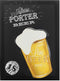Beer Collection - Linnen Canvas - Bierpul met diepte-effect - Zwart/Geel