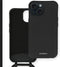 iMoshion Hoesje Geschikt voor iPhone 15 Hoesje Met Koord - iMoshion Color Backcover met afneembaar koord - Zwart