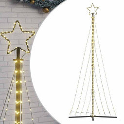 vidaXL LED-kerstboom 447 LEDs 250 cm warmwit