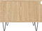 vidaXL - Salontafel - 50x46x35 - cm - bewerkt - hout - sonoma - eikenkleurig