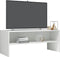 vidaXL - Tv-meubel - 100x40x40 - cm - bewerkt - hout - hoogglans - wit