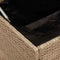 vidaXL - Opbergbox - voor - buiten - 100x55x55,5 - cm - poly - rattan - beige