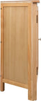 vidaXL - Hoekkast - 59x45x80 - cm - massief - eikenhout