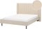 VILETTE - Tweepersoonsbed - Beige - 140 x 200 cm - Bouclé