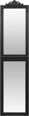 vidaXL - Spiegel - vrijstaand - 50x200 - cm - zwart