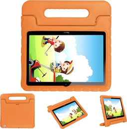 iMoshion Tablet Hoes Kinderen Geschikt voor Huawei MediaPad T3 10 inch - iMoshion Kidsproof Backcover met handvat - Oranje
