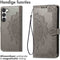 iMoshion Hoesje Geschikt voor Samsung Galaxy S23 Plus Hoesje Met Pasjeshouder - iMoshion Mandala Bookcase - Grijs