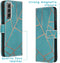 iMoshion Hoesje Geschikt voor Samsung Galaxy S21 Hoesje Met Pasjeshouder - iMoshion Design Softcase Bookcase - Meerkleurig / Blue Graphic