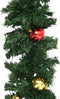 vidaXL - Kerstslinger - versierd - met - kerstballen - 5 - m
