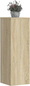 vidaXL - Plantenstandaards - 2 - st - 33x33x100 - cm - bewerkt - hout - sonoma - eiken