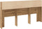 vidaXL - Hoofdbordkast - 200x19x103,5 - cm - bewerkt - hout - artisanaal - eiken