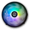 Nox Hummer H-123 PRO - Box ventilator - 12 cm - Multicolour LED - Wit Zwart