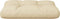 vidaXL - Palletkussen - 50x40x12 - cm - stof - beige